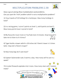 Division is introduced as a concept around grade 2. Multiplication Word Problem Area 2nd Grade
