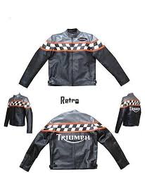 Handmade Triumph Black Racing Genuine Leather Jacket Motorcycle Bikers Triumph Leather Jacket Leather Motorcycle Jacket Leather Jacket