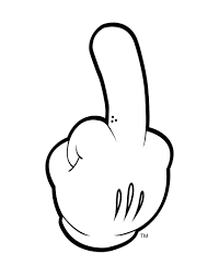Coloring is not just for kids.in fact, some coloring is not for kids at all! Clip Art Middle Finger 3 Clipartix