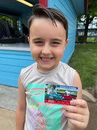 Man's first coaster experience at Dollywood in Tennessee