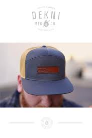 C58 Ctm Custom 7 Panel Trucker Cotton Twill Mesh Snapback Bulk Custom With Your Logo Leather Patches Custom Leather Hat Patches