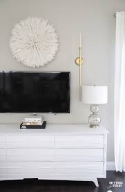 Check spelling or type a new query. Tv Wall Decor Idea Decorate With A Juju Hat Setting For Four