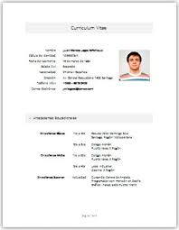 +150 plantillas de curriculum para descargar en formato word. Curriculum Vitae En Word Plantillas Formatos Y Ejemplos Para Descargar
