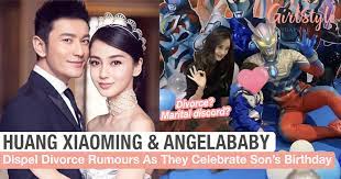 Maybe you would like to learn more about one of these? Huang Xiaoming Angelababy Celebrate Son S Birthday Together Girlstyle Singapore