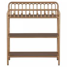Little Seeds Monarch Hill Ivy Metal Changing Table Gold Changing Table Baby Changing Tables Metal Crib