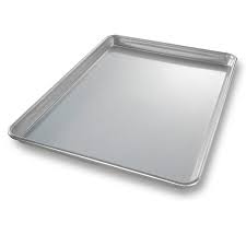 Chicago Metallic 20800 22 Gauge Glazed 12 5 16 X 17 1 4 Wire In Rim Aluminized Steel Jelly Roll Pan Jelly Roll Pan Chicago Metallic Oil Usage