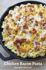 Chicken And Bacon Pasta Bake Recipe Chicken Bacon Recipes Chicken And Bacon Pasta Bake Chicken Bacon Pasta