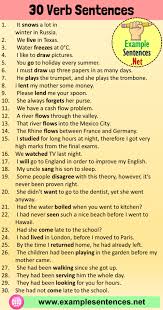 30 Verb Sentences Verb Examples In Sentences Example Sentences Verb Examples Verb Examples In Sentences Sentence Examples
