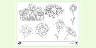 Daisies are such happy if daisies make you happy, print our daisy coloring pages. Free Daisy Colouring Pages Colouring Sheets