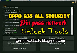 Remove security oppo , open qfil tool , enable digagnostic oppo a3s , patch after write qcn , remove oppo pin and password,… download: Oppo A3s Pin Password Network All Security Unlock Tools Free Download Gsm4crack