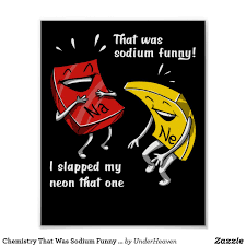 Chemistry That Was Sodium Funny Science Joke Poster Zazzle Com In 2021 Funny Science Jokes Science Jokes Science Humor