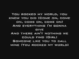 Michael Jackson You Rock My World With Lyrics Hq You Rock My World My World Lyrics Silly Love Songs