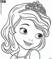 Colorear Sofia La Nina Princesa De Disney Princesa Sofia Paginas Para Colorear Princesas Para Colorear