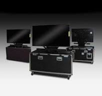 42"-90" Flatscreen TV Case With Auto Electric Lift System
