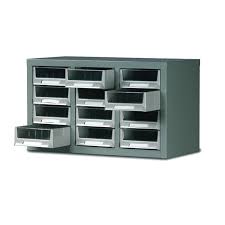 The doors and drawers are stainless steel and casing is powder coated steel. Small Parts Drawer Cabinet 12 Drawers Csi Products