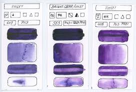 However, there are many other colors you can use (including different shades of blue and red) to create different shades of purple color. Violet Pigments Used In Watercolor Desire George Herman Artiste Aquarelliste Watercolourist Blogueur Blogger
