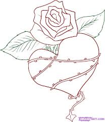 Love Heart Drawings How To Draw A Thorned Heart Step 6 Easy Drawings Easy Heart Drawings Easy Love Drawings How to draw easy heart drawing for kids | world heart day drawing competition subscribe for more videos how to draw a love picture. love heart drawings how to draw a