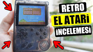 retro mini gameboy video oyun konsolu el atari incelemesi youtube