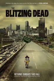 Love This Pittsburgh Football And The Walking Dead In One Whoever Photoshopped The Pittsburgh Buildings In The Ba Steelers Country Steeler Nation Go Steelers