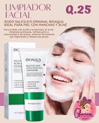 𝙇𝙞𝙢𝙥𝙞𝙖𝙙𝙤𝙧 𝙁𝙖𝙘𝙞𝙖𝙡 🧖‍♀️ÁCIDO SALICILICO ORIGINAL BIOAQUA  IDEAL PARA PIEL CON MANCHAS Y ACNÉ 💰𝙋𝙧𝙚𝙘𝙞𝙤 𝙌25.