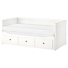 It also has a trundle bed. Hemnes Daybed With 3 Drawers 2 Mattresses White Meistervik Firm Twin Ikea