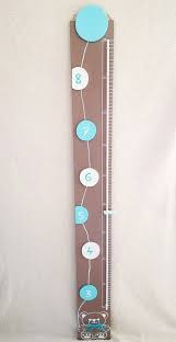 Toise En Bois Marron Ourson Avec Ballons Toise En Bois Toise Ballon