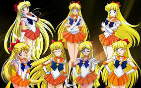 sailor venus 芸術的アニメ少女 セーラーヴィーナス セーラームーン