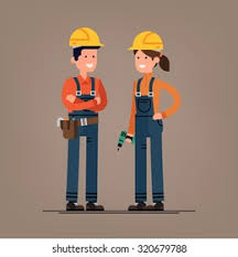 Versions with a skin tone modifier applied: Woman Construction Worker Icon In Emoji Style