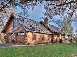 This Log Home Is Modified From The Mckay Log Home Floor Plan By Hochstetler Log Homes Loghomes Logcabins Log Homes Exterior Log Homes Log Home Interior