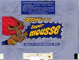 Uk Cadbury Super Mousse Candy Bar Wrapper 1970 S Sweet Wrappers Vintage Sweets Retro Sweets