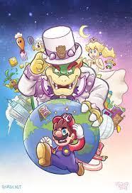 Another Super Mario Game Another Fanart Why Do I Have A Feeling This One Is Gonna Have A Recurring Hat Theme And Oh Super Mario Art Mario Fan Art Mario Art