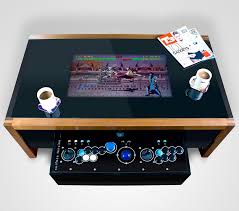 An elegant, sleek parsons, style, coffee end/ game table, in the style of milo baughman, by lane. Arcane Arcade Table Retro Table For Retro Gamers Thegamersroom