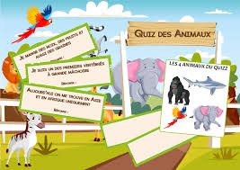 Le Quiz Des Animaux Cartes A Imprimer Jeux A Imprimer Jeux De Quiz Quiz