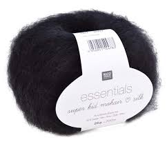 Rico Essentials Super Kid Mohair Loves Silk 007 Black