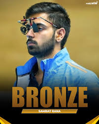 Samrat Rana wins Bronze in men' 10m Air Pistol!! 🇮🇳🥉 The 20-year-old  Indian shooter scored 221.5 to secure third-place finish in the event at  ISSF World Cup Final 2025. 🔫