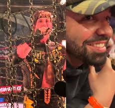 Logan Paul wrote "OVO" inside the WWE Chamber pod in front of Drake