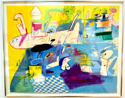 Peter Saul Dogpatch 1961 Crayon And Collage On Paper Art History Art History