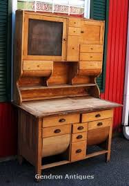 antique hoosier with flour bins