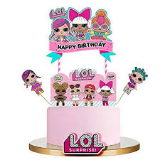 Add confectioners sugar, milk and vanilla. Lol Happy Birthday Cake Topper Cupcake Picks Cartoon Cake Decoration Kids Girls Birthday Party Supplies 5pcs Buy Online In Latvia At Latvia Desertcart Com Productid 147815974