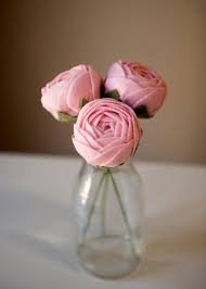 One Ranunculus Felt Flower Valentine S Day Gift Flower Etsy Felt Flowers Felt Flower Bouquet Felt Bouquet