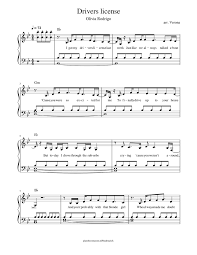 Drivers license piano version — dreams on ivories. Drivers License Olivia Rodrigo For Beginner Piano Easy Piano Sheet Music For Piano Solo Musescore Com