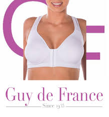 Salon international de la lingerie 2020. Guy De France White Non Wired Front Fastening Bra 11864 Uk Size 40c Ebay