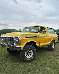 Image result for Bright Yellow 1980 Bronco