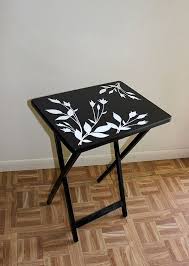 Mom Gift Tv Tray Table Personalized Gift For Mom Tv Tray Table Painted Tv Trays Painting Furniture Diy