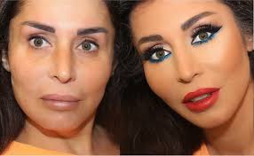 صور مذهلة لسيدات قبل و بعد وضع المكياج – أنثى