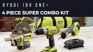 Tacklife electric cordless screwdriver for $34.98. 18v One 4 Pc Lithium Ion Super Combo Kit Ryobi Tools
