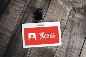 Free Plastic Office Id Card Mockup Psd 7 94 Mb Free Mockup Zone Free Photoshop Mockup Psd Plastic Office Id Card Cards Design Freebie Mockup Psd
