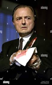 Actor Peter Bowles during photocall for play, "Wait Until Dark" at the  Garrick Theatre in central London. It is the first West End revival of the  thriller since its original production in