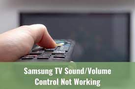To do this, samsung tv has a service menu (engineering menu). Samsung Tv Sound Volume Control Not Working Ready To Diy