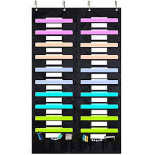 Zkoo Classroom Organization Center Storage Pocket Chart